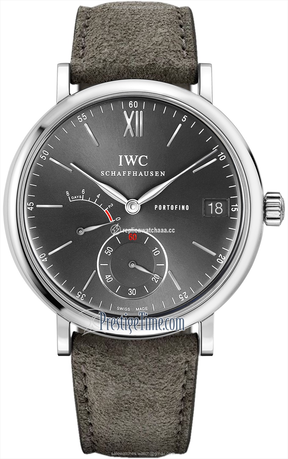 iw510115 IWC Portofino Hand Wound Eight Days 45mm Mens Watch iw510115 IWC Portofino Hand Wound Eight Days 45mm Mens Watch